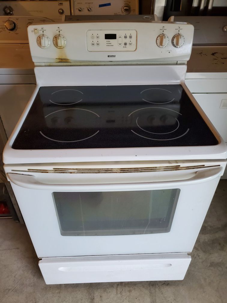 Kenmore Glass Top Electric Stove