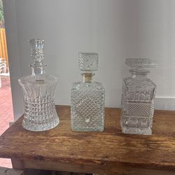 Decanters Glass 15 each 