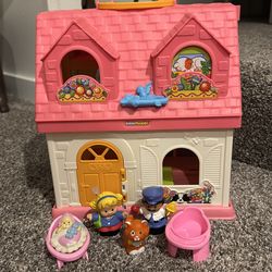 Fisher Price Little People House & Figures