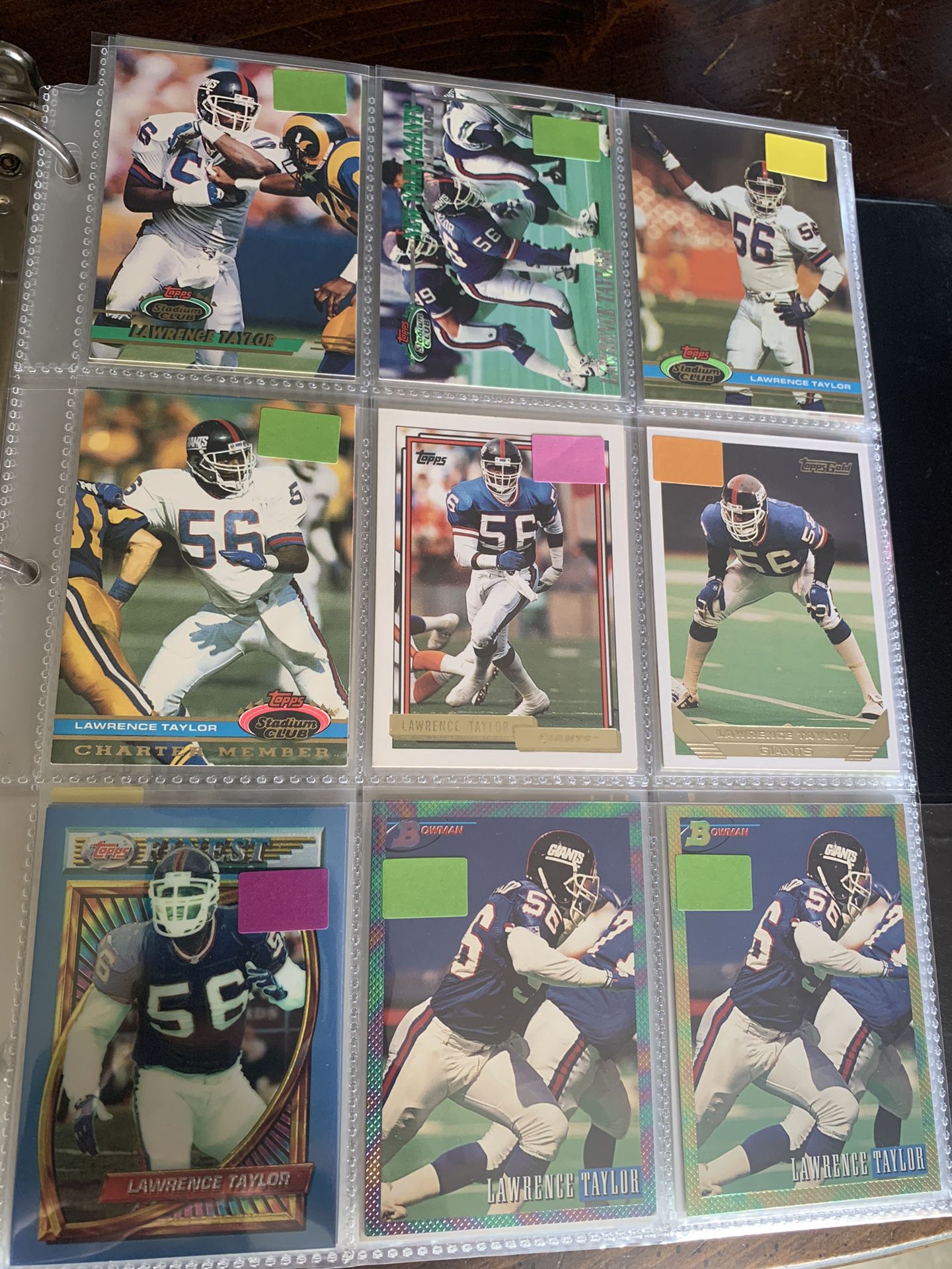 Lawrence Taylor Card Lot (9)
