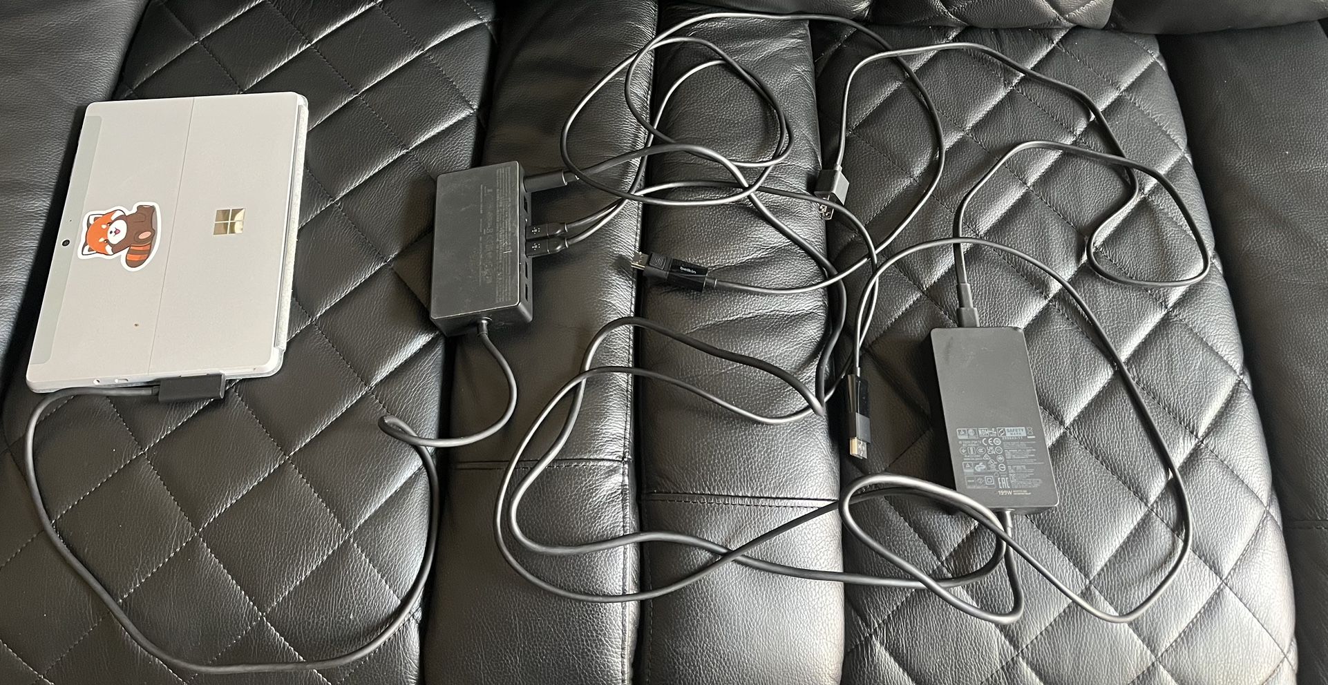 Microsoft Surface Docking Station with all cables