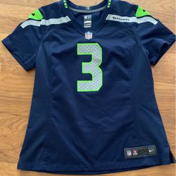 Ladies NFL Players On Field Russell Wilson Jersey