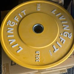 Living fit (now Valor fitness) 35lbs Yellow Brand New (3 Sets Left)