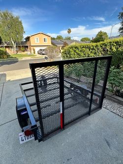 4 x 6 Utility Trailer with ramp