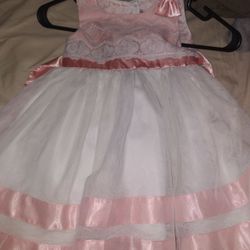 Pink And White Dress 