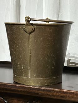Vintage Brass Bucket