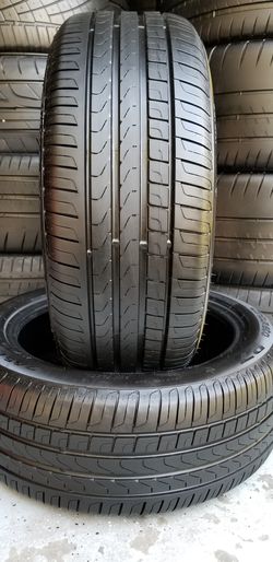 225/45/19 PIRELLI CINTURATO P7 RUN FLAT TIRES