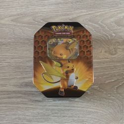 2019 Pokemon Hidden Fates Raichu Tin Sealed