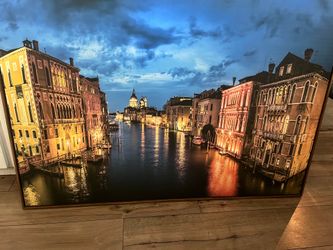 Painting on canvas  large 4 feet long 32 inches high like new