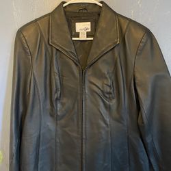 Woman’s leather jacket