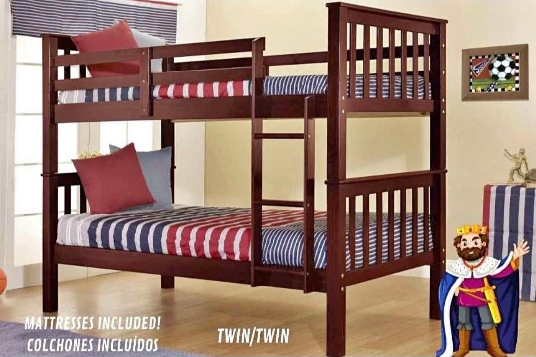 Brand New Twin/Twin Bunkbed For $599