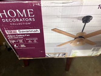 Does not come with the remote 52” indoor ceiling fan