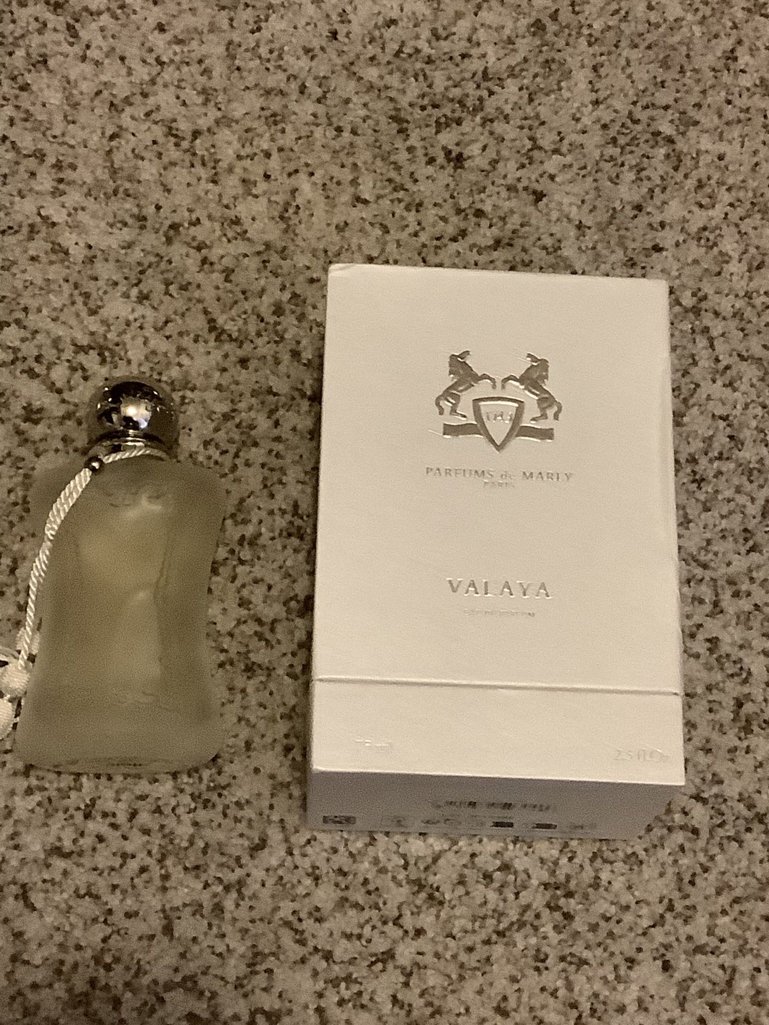 Parfums De Marly VALAYA 2.5 Fl Oz 75ml Eau de Perfume Used Spray for Women with box. LIKE NEW - A few sprays only Parfums De Marly Eau de Parfum for W