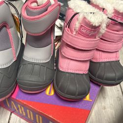 Girl new boots size 6, and Size 5 bundle 