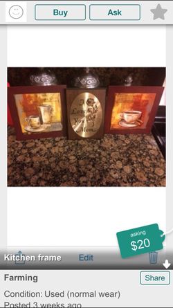 Kitchen frame