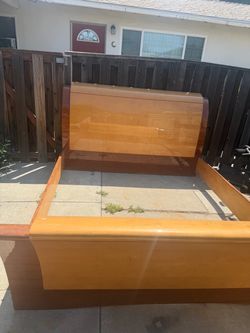 Regular king size bed frame 76x80