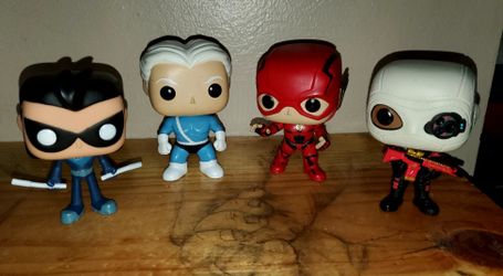 Marvel And DC Comics Funko Pop Collection! 4 Unique Characters! No Boxes!
