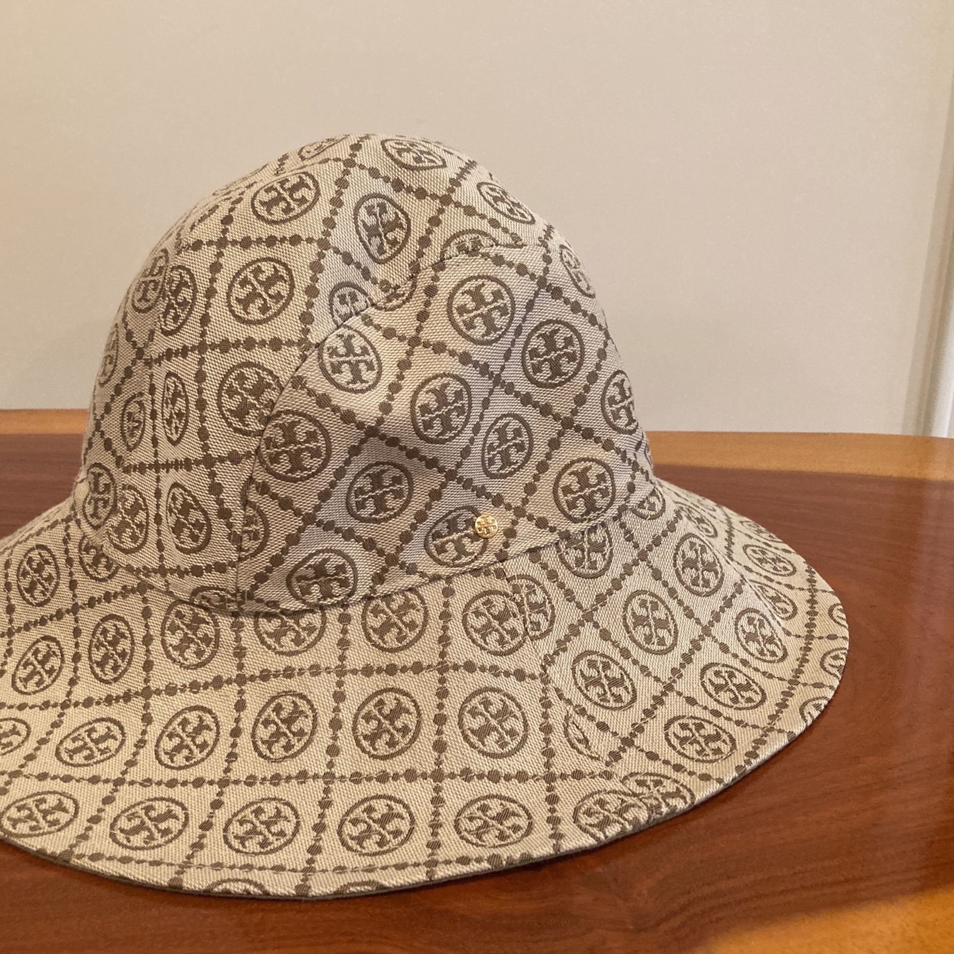 Tory Burch Brown Reversible Hat Tory Burch bucket hat brand new | Mercari main image 4