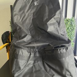 J.L. Childress Ultimate Backpack Premium Padded Car Seat Travel Bag, Black