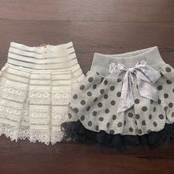 Girls Skirts, 4-6Y  $10 for both