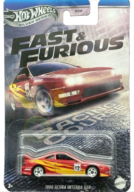 2025 Hotwheels Silver Series Fast&Furious 1996 Acura Integra GSR 
