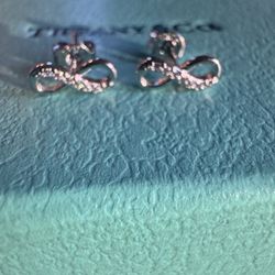 Tiffany’s Stirling Silver Earrings Brand New 