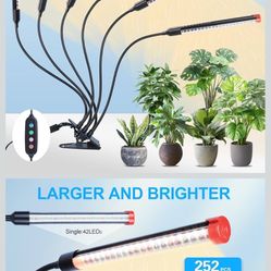 5 Head Led  Grow Lights  With Timer For Plans