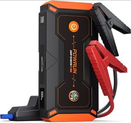 Jump Starter, 2000A Portable Jump Box - Car Jump Starter Battery Pack for up to 8.0L Gas and 6.5L Diesel Engines, 12V Battery Jump Starter with Carry 