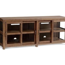 Pottery Barn Menlo Reclaimed Teak Console Table 