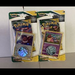 Pokemon TCG Evolving Skies Checklane Blister Eevee & Slowpoke Set New Sealed