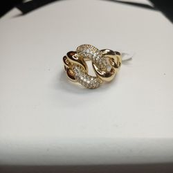 Beautiful Elegant Ring 14K Gold Laminated High Quality