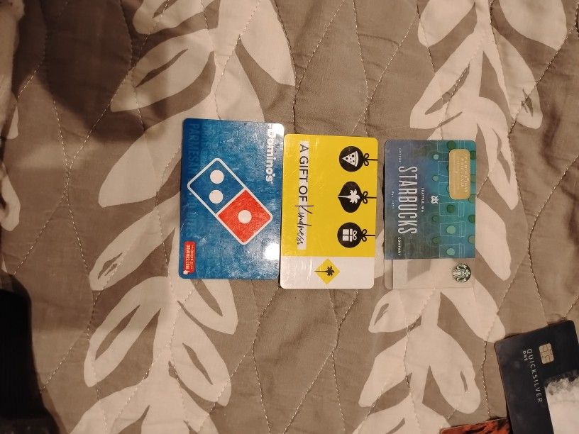 California Pizza Kitchen & Domino's Gift Cards