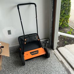 LawnMaster LMRM1801 Push Reel Lawn Mower 18-Inch 5-Blade