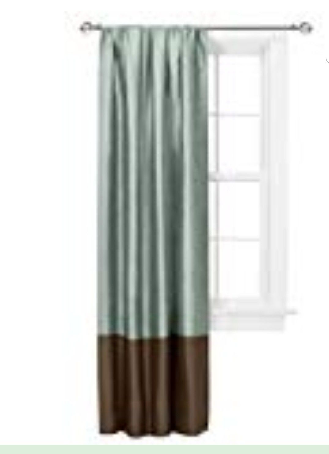 Curtains / Drapes 4 panels lined faux silk