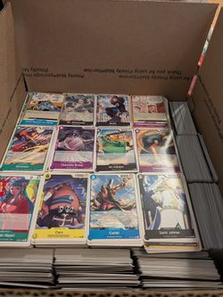 One Piece TCG Bulk Lot 5,000+ Cards English Mixed Sets Commons Uncommons NM/LP