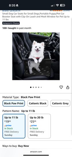 Dog Car Seat