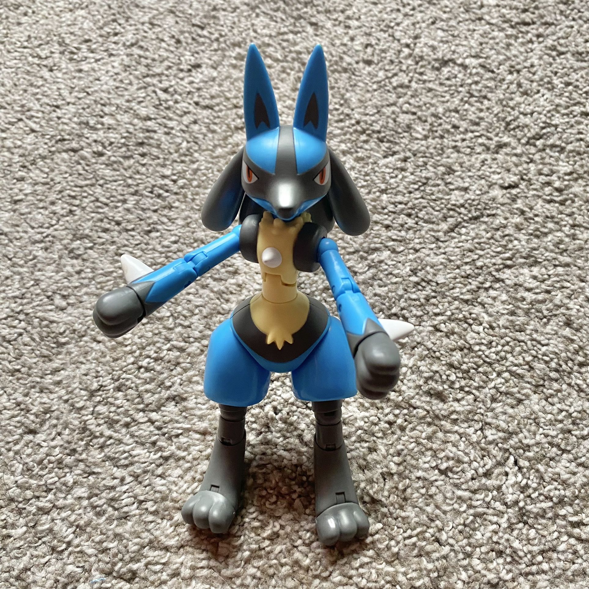 Original Jazwares Nintendo Lucario Pokémon Select Articulated Figure