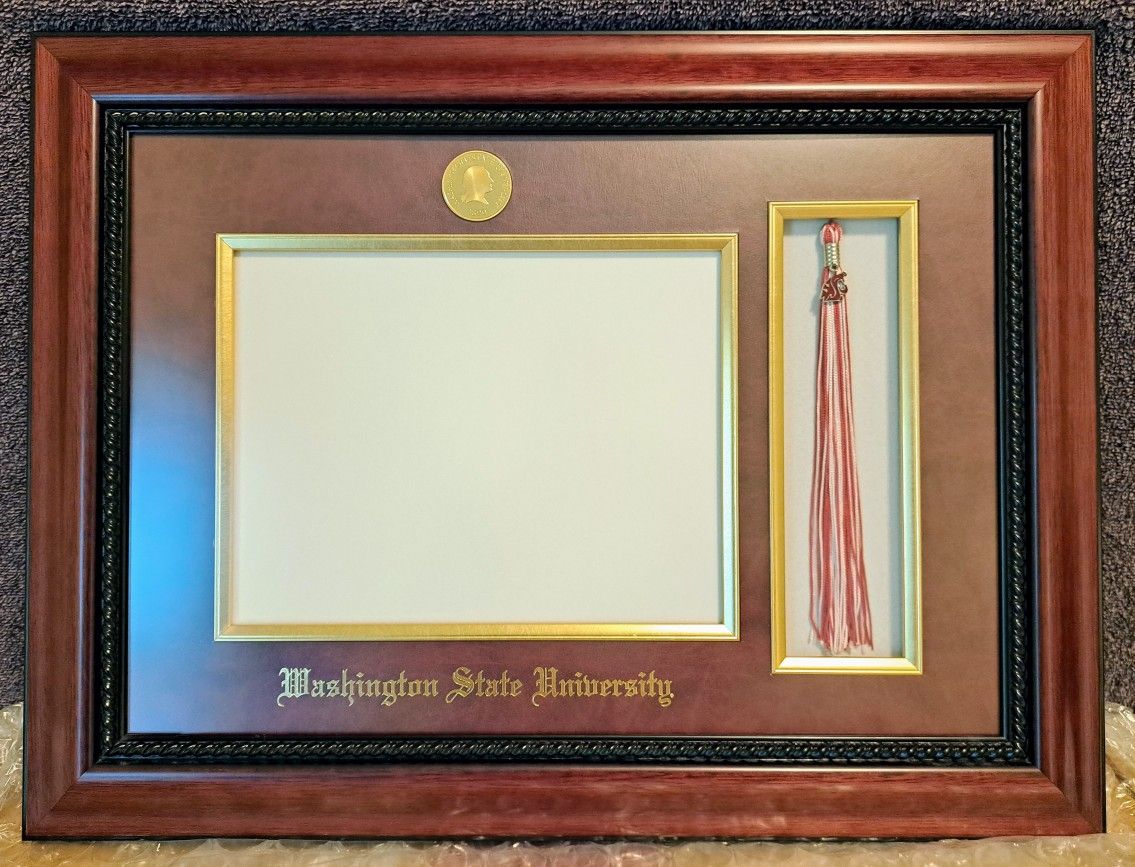 Washington State University Diploma Frame 22k Gold