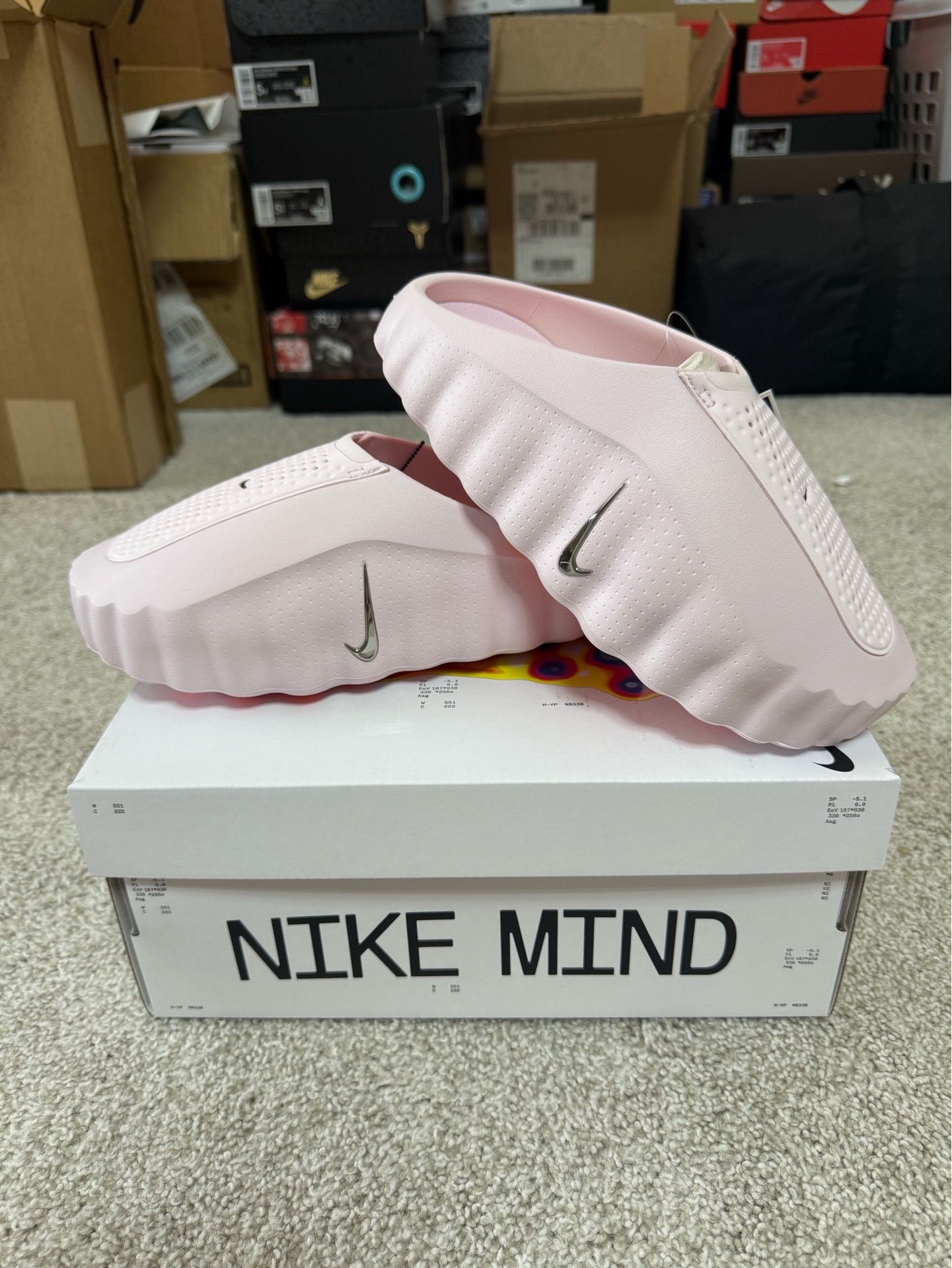 Nike Mind Slide Pink size 8W