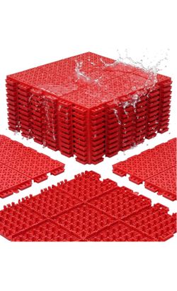 20 PCS Basketball Court Tiles, Non Slip Outdoor Sport Court Tiles