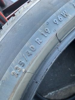 235/40/19 CONTINENTAL RX/T1 (2 Tires) MODEL Y/ TESLA