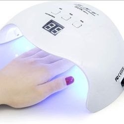 Gel UV LED Nail Lamp,LKE Nail Dryer 40W Gel Nail Polish UV LED Light with 3 Timers Professional for Nail Art Tools Accessories White