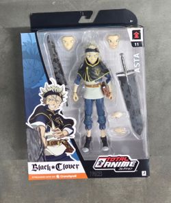 Black Clover Asta Total Anime 6.5" Jazwares figure, NEW!