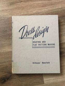 Vintage dress design draping and flat pattern making