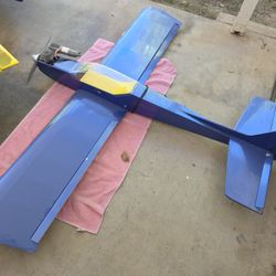 Carl Goldberg Tiger 60 70” RC Balsa Airplane w/ O.S. Max 91FX Engine – Nitro