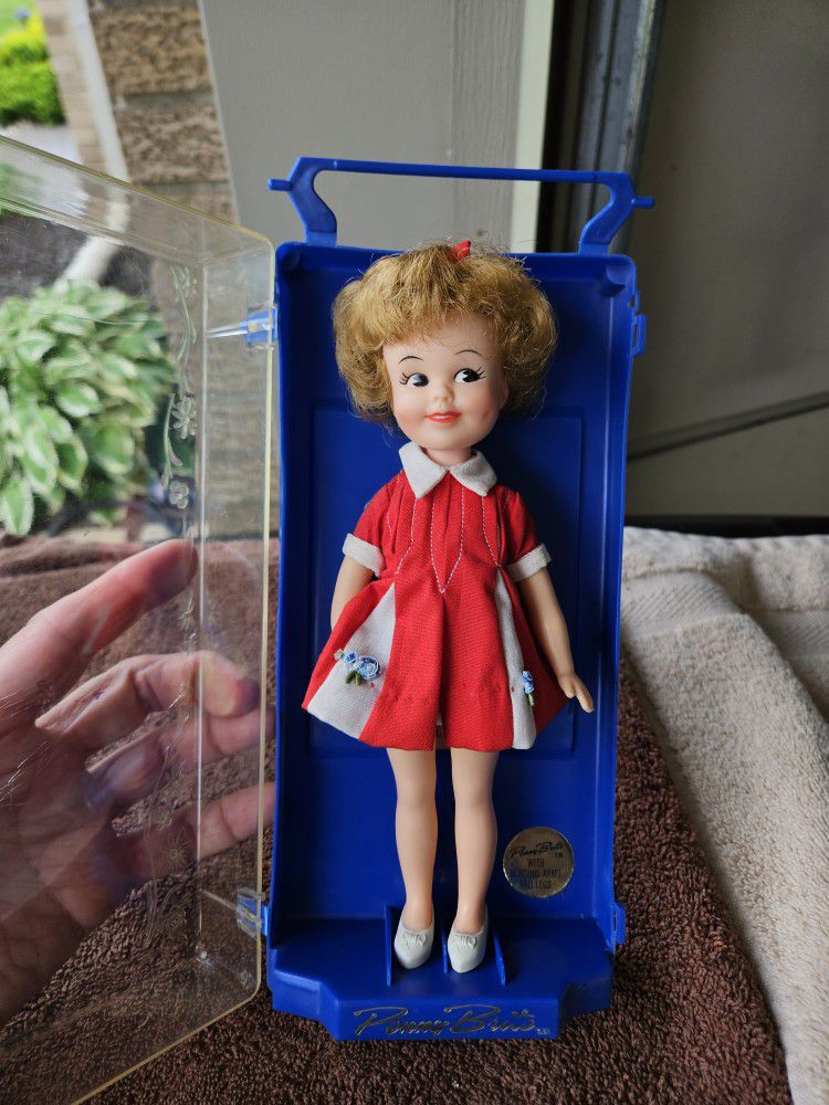 Vintage Penny Brite  1963/64 Doll W Case And Book