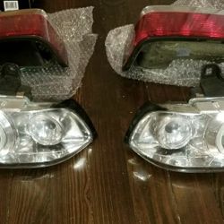 BMW E36 4DR Sedan Front & Rear Headlights