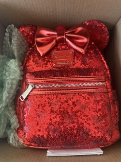 Red Mickey Sequin Loungefly