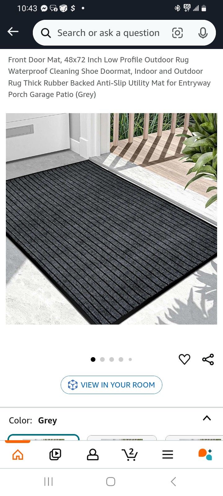 New Door Mat
