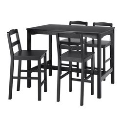 Bar table and 4 bar stools